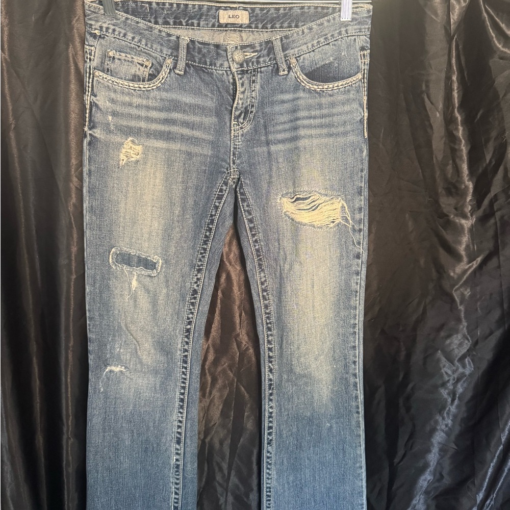 Source Unknown Women's Straight Leg Jeans - Faded Blue